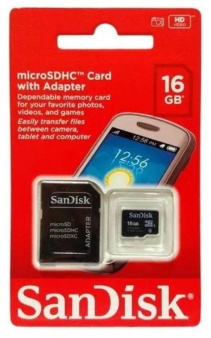 Cartão Micro Sd de 16gb